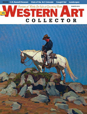 Western Art Collector - Artist Focus : Elsie Bia - Following Family Traditions - March 2015