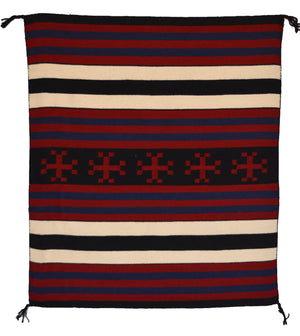 Manta Navajo Weaving : 3438 : 33" x 40" (2'11" x 3'4")