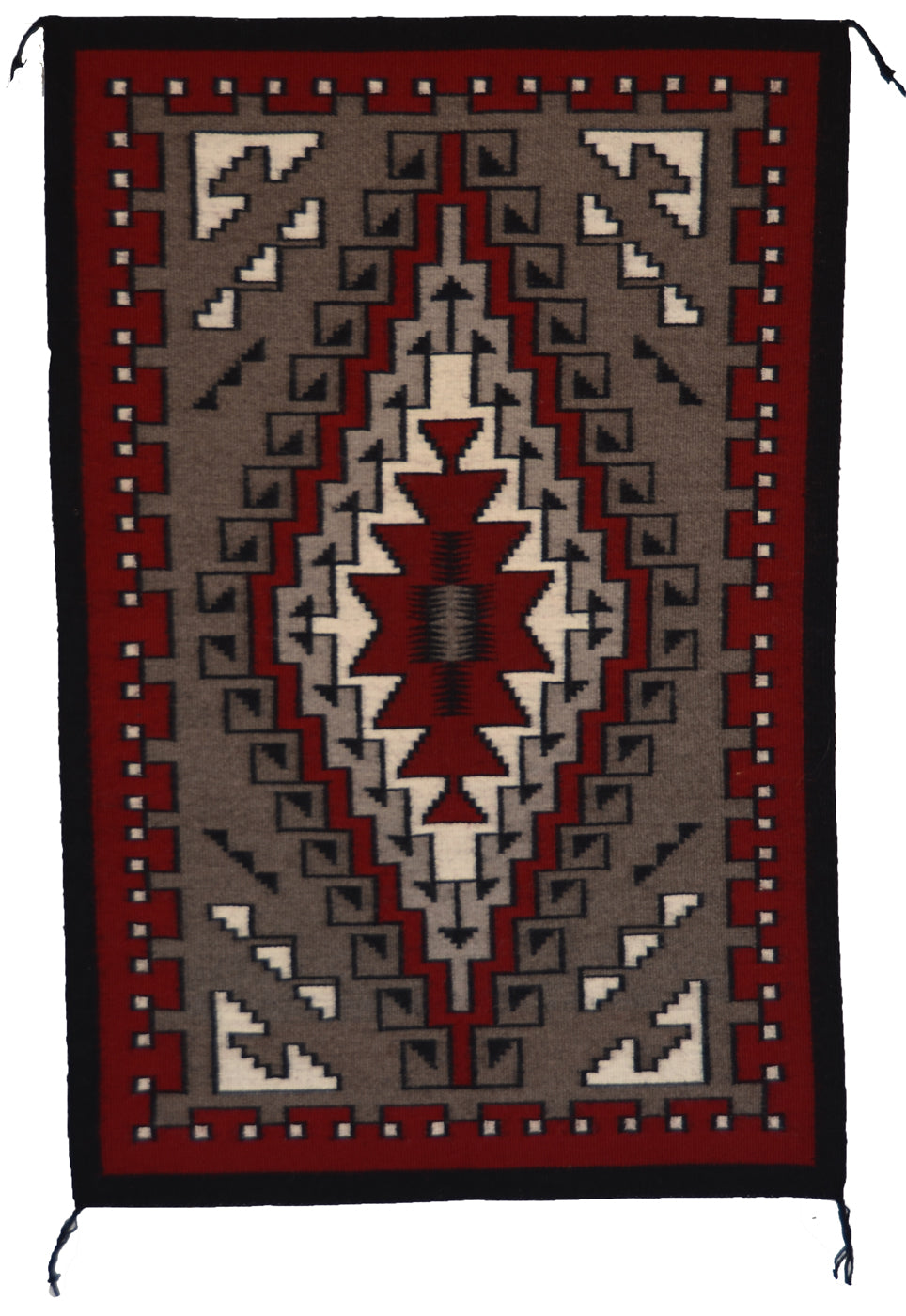 Klagetoh Navajo Weaving : 3440 : 28" x 42" (2'4" x 3'6")