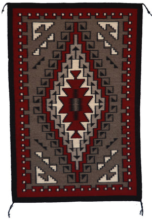 Klagetoh Navajo Weaving : 3440 : 28" x 42" (2'4" x 3'6")