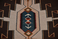 Teec Nos Pos Navajo Rug: Helene Nez : Churro 195 : 45" x 84" (3'9" x 7'), view 4