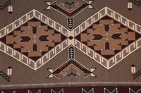 Teec Nos Pos Navajo Rug: Helene Nez : Churro 499 : 53" x 108" (4'5" x 9'), view 3