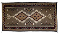 Teec Nos Pos Navajo Rug: Helene Nez : Churro 499 : 53" x 108" (4'5" x 9'), view 1
