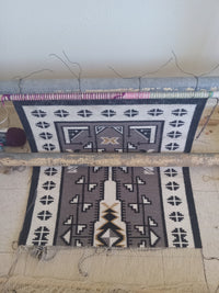 Two Grey Hill Navajo Rug : Harriet Evans : Churro 1795 : 33" x 60" (2'9" x 5'), view 7