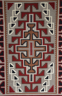 Klagetoh : Navajo Weaving : AC 17 : 37" x 52" (3'1" x 4'4"), view 2