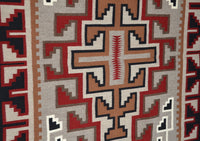 Klagetoh : Navajo Weaving : AC 17 : 37" x 52" (3'1" x 4'4"), view 6