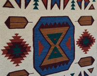 Crystal : Navajo Rug : Ervin Phillips : Churro 1739 : 42" x 76" (3'6" x 6'4"), view 6