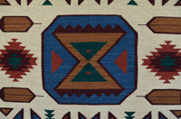 Crystal : Navajo Rug : Ervin Phillips : Churro 1739 : 42" x 76" (3'6" x 6'4"), view 4