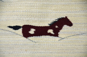 Pictorial Navajo Weaving : GH : Churro 1743 : 29" x 39" (2'5" x 3'3")
