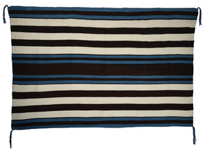 1st Phase Navajo Chief Blanket : Judy Marianito : Churro 1748 : 38" x 55" (4'7" x 3'2")