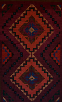 Crystal : Navajo Rug : Geraldine Phillips : Churro 1758 : 44" x 71" (3'8" x 5'11"), view 2