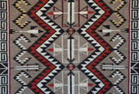 Red Mesa / Teec Nos Pos Runner : Navajo Rug : Marion Nez : Churro 1760 : 25" x 60" (2'1" x 5'), view 4