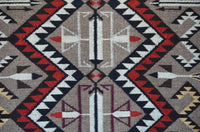Red Mesa / Teec Nos Pos Runner : Navajo Rug : Marion Nez : Churro 1760 : 25" x 60" (2'1" x 5'), view 5