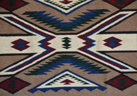 Crystal Pictorial : Navajo Rug : Geraldine Phillips : Churro 1774 : 35" x 72" (2'11" x 6'), view 5