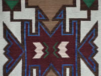 Crystal : Navajo Rug : Frances Begay : Churro 1794 : 40" x 60" (3'4" x 5'), view 4