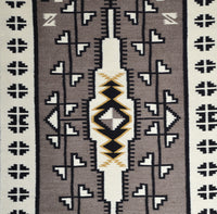Two Grey Hill Navajo Rug : Harriet Evans : Churro 1795 : 33" x 60" (2'9" x 5'), view 3