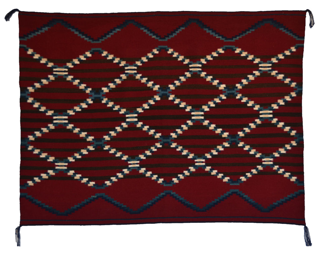 Manta : Navajo Weaving : Jamie Marianito : Churro 487 : 44" x 62" (3'8" x 5'2")