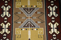 Teec Nos Pos Navajo Weaving : Marian Nez : Churro 508 : 48" x 168" (4' x 14'), view 4