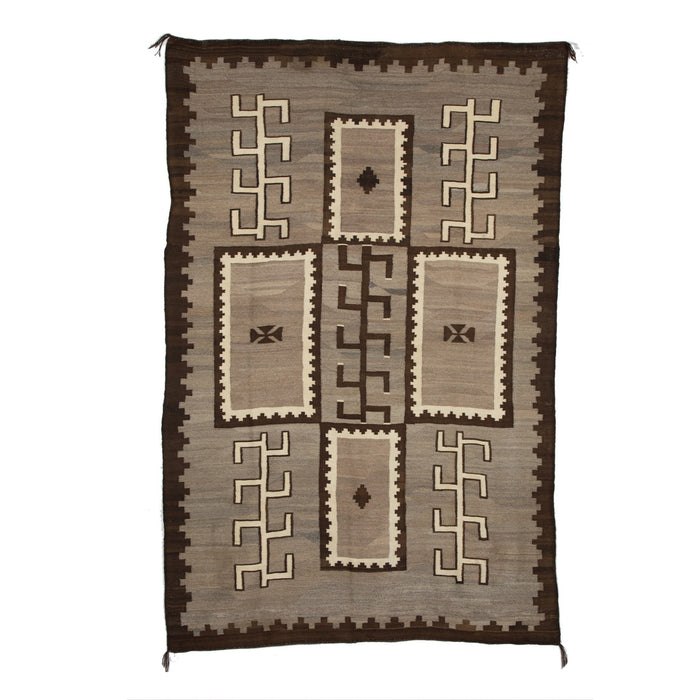 Transitional Navajo textile : Historic : GHT 598 : 67" x 104" (5’7″ x 8’8′)