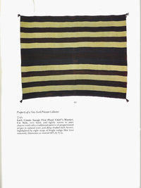 First Phase Chief Blanket Early Classic Ute Style : 1st Phase : Historic Navajo Weaving : 51" x 68" (5'8.5" x 4'3") Call for Pricing, view 17