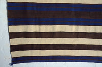 First Phase Chief Blanket Early Classic Ute Style : 1st Phase : Historic Navajo Weaving : 51" x 68" (5'8.5" x 4'3") Call for Pricing, view 4