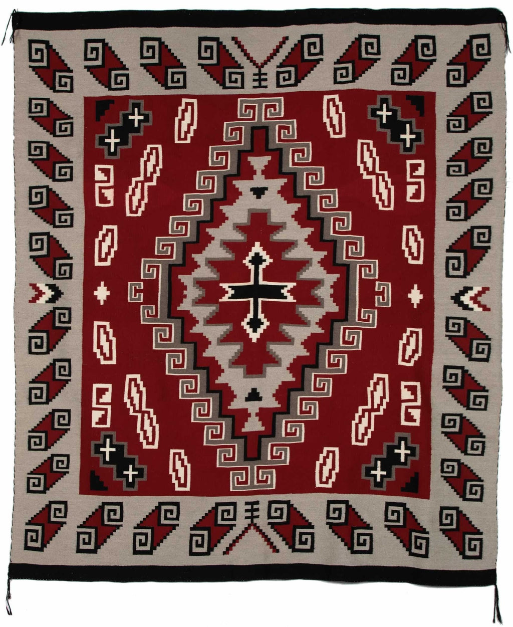 Ganado Navajo Weaving : Gloria Bitsui : 3076 : 6.5' x 7.5' - Getzwiller's Nizhoni Ranch Gallery