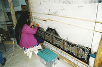 Teec Nos Pos Navajo Rug : Linda Nez : Churro 509 : 72" x 108" (6′ x 9′), view 10