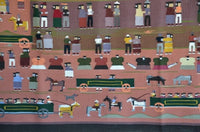 SOLD - Pictorial - Squaw Dance Navajo Weaving : Juanita Tsosie : B-13 : 72" x 83" (6' x 6'11"), view 9