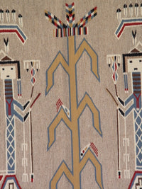 SOLD: Yei : Navajo Weaving : Anita Tsosie : 3422 : 70" x 84" (5'10" x 7'2") : Award Winner!, view 5