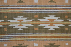Chinle : Navajo Rug : Helen Bia : Churro 1703 : 26" x 36" (2'2" x 3')