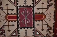 Teec Nos Pos Navajo Rug : Berlinda Nez Barber : Churro 21 : 72" x 120" (6' x 10'), view 5