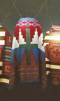 Manta : Navajo Weaving : Jalucie Marianito : Churro 463 : 45" X 61" (3'9" x 5'1"), view 1