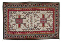 Teec Nos Pos Navajo Rug : Berlinda Nez Barber : Churro 21 : 72" x 120" (6' x 10'), view 1