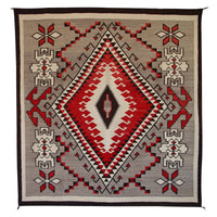 Klagetoh Navajo Weaving : Historic : GHT 865 : 65″ x 70″ : (5'5" x 5'10"), view 2