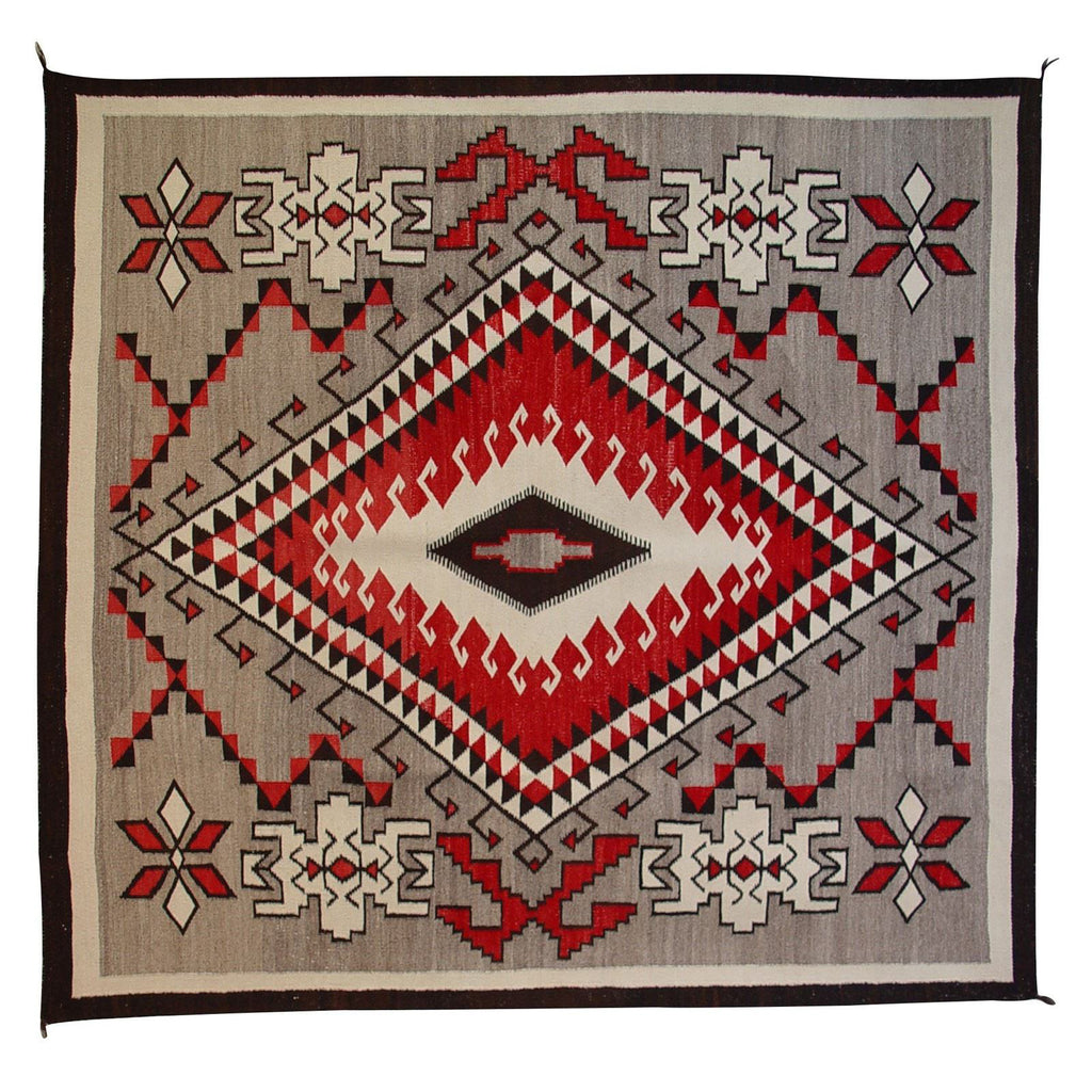 Ganado - Klagetoh Navajo Weaving : Historic : GHT 865 :  65″ x 70″