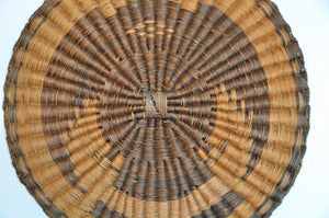 Native American Basket : Hopi Wicker Plaque : Basket 23 - Getzwiller's Nizhoni Ranch Gallery
