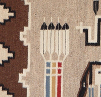 SOLD: Yei : Navajo Weaving : Anita Tsosie : 3422 : 70" x 84" (5'10" x 7'2") : Award Winner!, view 4