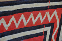 Late Classic Navajo Weaving : Historic Hubbell Portiere : PC 288 : 51" x 103"(4'3" x 8'7"), view 6