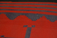 Late Classic Navajo Weaving : Historic Hubbell Portiere : PC 288 : 51" x 103"(4'3" x 8'7"), view 8