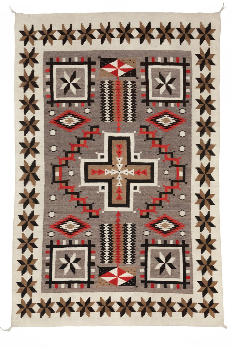 JB Moore Navajo Rug Historic PC 104 51″ x 78″ (4'3" x 6'6