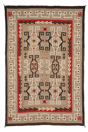 JB Moore- Crystal Navajo Rug : Historic : PC 105 - Getzwiller's Nizhoni Ranch Gallery