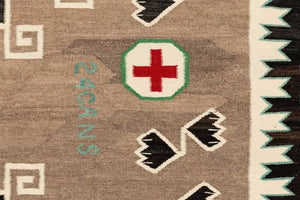 Teec Nos Pos Pictorial Navajo Rug Weaving : Slocum Klah : 24 Cans: PC 14 : 5' x 8'1" - Getzwiller's Nizhoni Ranch Gallery