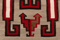 Crystal Hero Twin Navajo Rug Weaving : Historic : GHT 536 : 54" x 108" : (4'6" x 9'), view 2