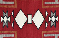Klagetoh Navajo Weaving : Anita Bekay : Churro 1237 : 72" x 108 (6' x 9'), view 10