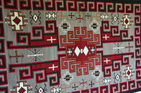Klagetoh Navajo Weaving : Anita Bekay : Churro 1237 : 72" x 108 (6' x 9'), view 3