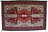 Klagetoh Navajo Weaving : Anita Bekay : Churro 1237 : 72" x 108 (6' x 9'), view 1