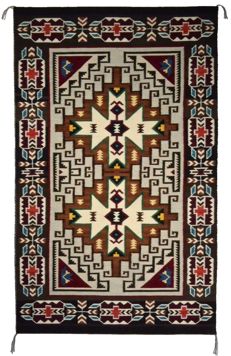 Teec Nos Pos Navajo Rug : Cara Gorman Yazzie : Churro 1662