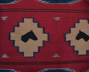 Pictorial Navajo Weaving : GH : Churro 1721 : 22" x 30"
