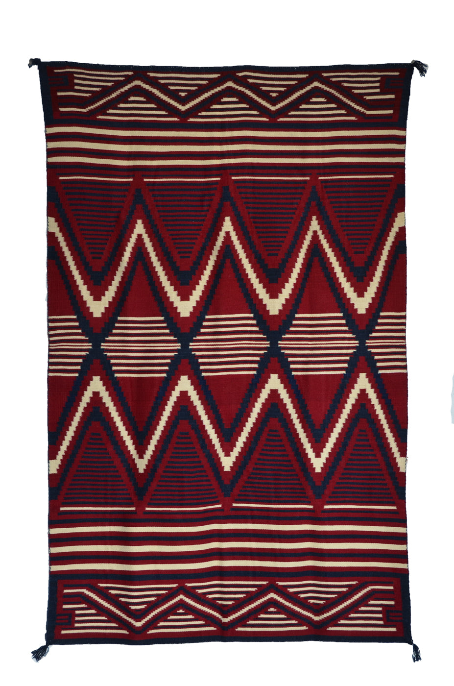 Serape woven with natural dyes-churro wool