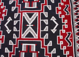 Crystal / Storm Pattern Navajo Weaving  : Historic : GHT 624 : 8′6" x 11'6" - Getzwiller's Nizhoni Ranch Gallery